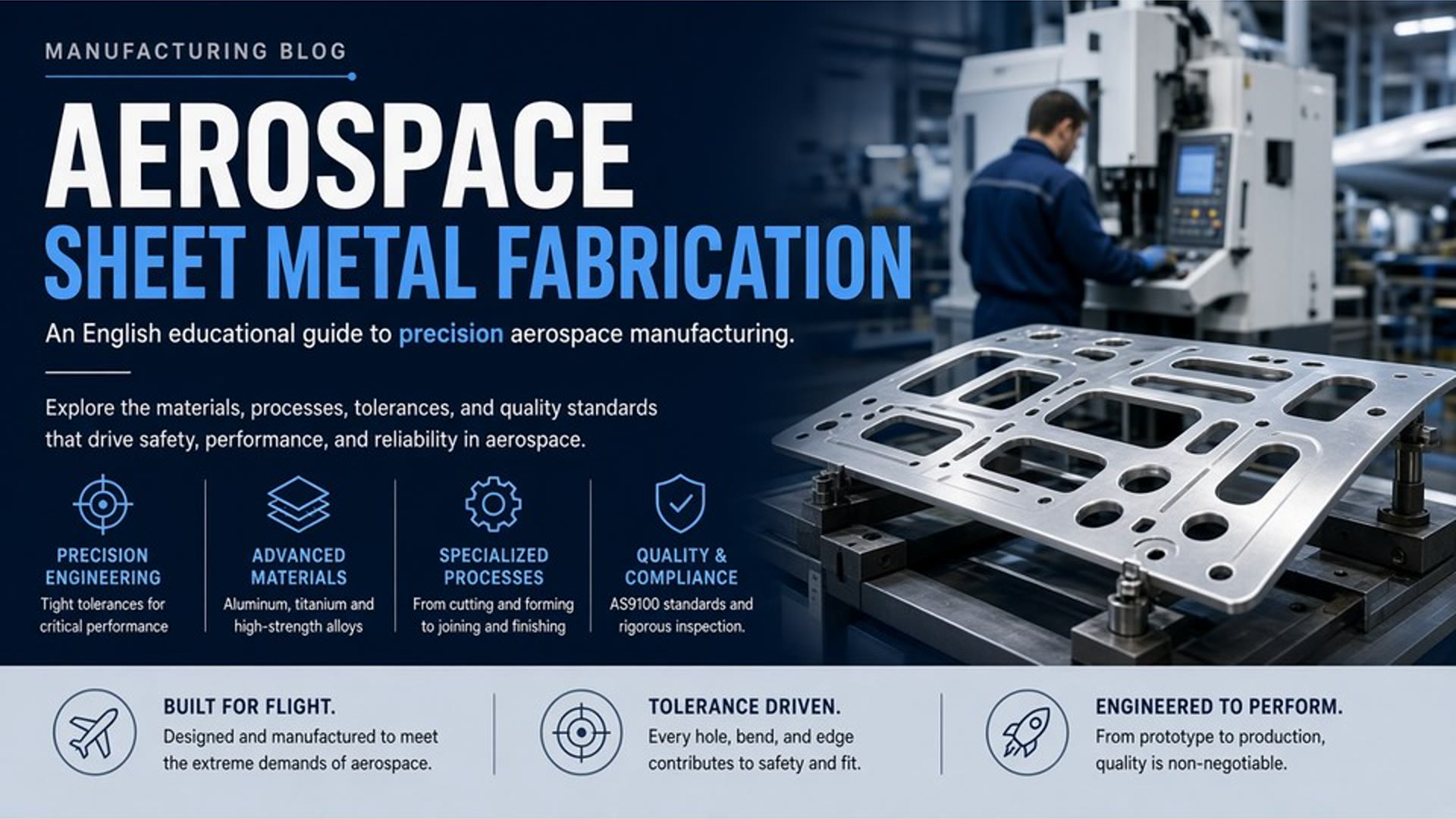 Aerospace Sheet Metal Fabrication: A Guide to Precision Manufacturing