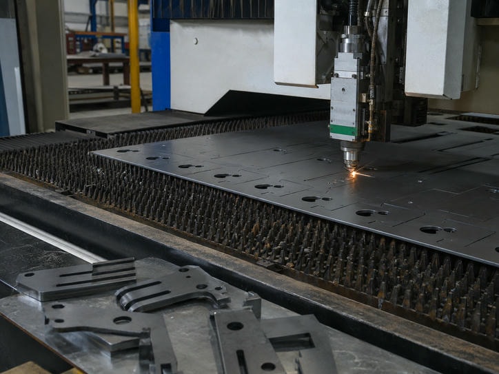Fiber Laser Cutting for Sheet Metal Parts